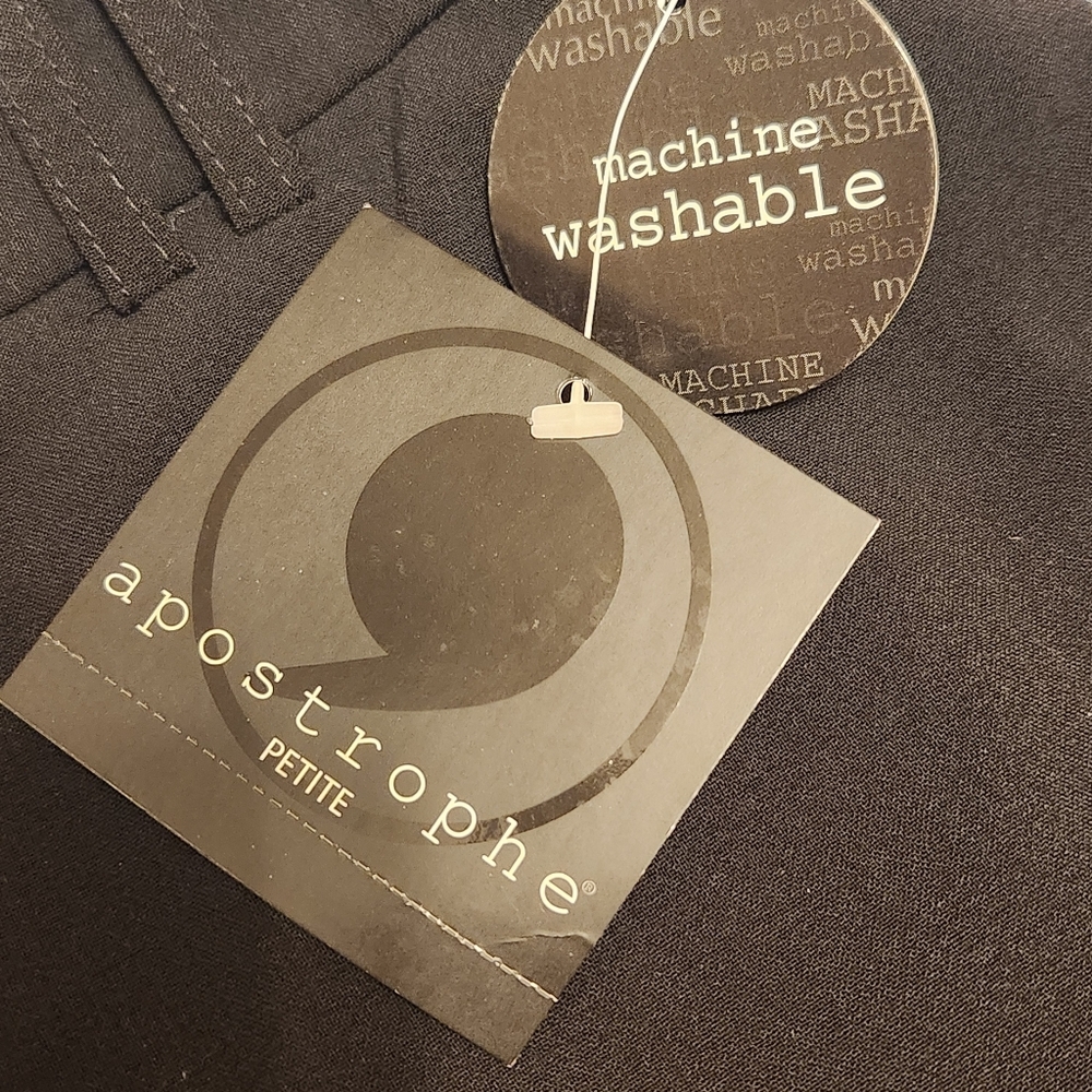 NWT Apostrophe Petite Essential Suit Pants Size 12 Short Petite - Picture 5 of 7